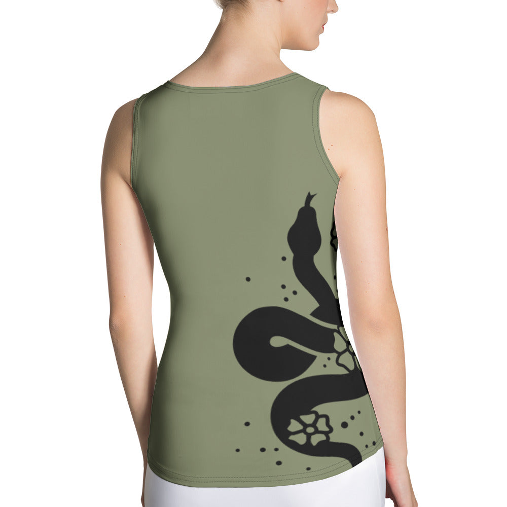 Oh No Snake - Womens' Stretchy Tank Top