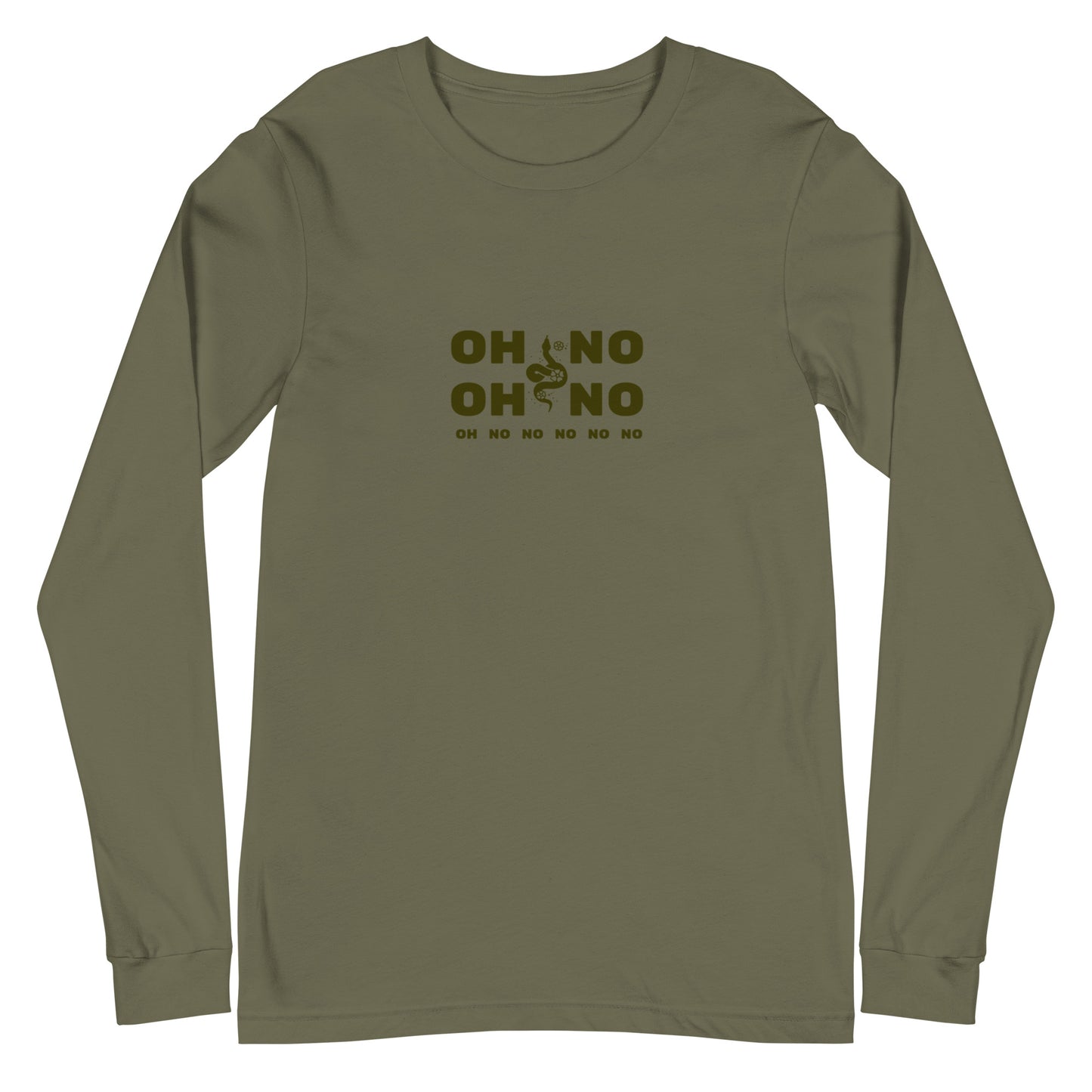 Oh No Snake - Unisex Long Sleeve Tee